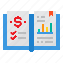 analysis, book, financial, graph, report