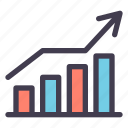 growth, graph, chart, bar, stock