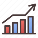 growth, graph, chart, bar, stock