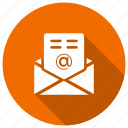 email, letter, message, open