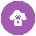 cloud, lock, protection, security