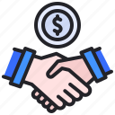 handshake, deal, money, business, agreement