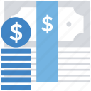 business, cash, dollar coins, dollar notes, finance, money, payment