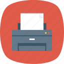 paper, print, printer, printing icon