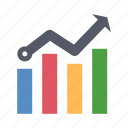 analytics, chart, graph, keyword rank