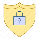 lock, privacy, protection, security, shield