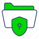 data security, folder, protection, shield, secure