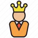 manager, chief, crown, king, leader