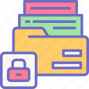 folder, document, archive, business, lock