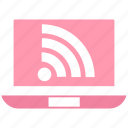 configuration, connection, laptop, network, signal, wifi