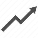 growth, arrow, chart, diagram, graph, statistics, trend