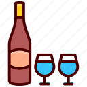 alcohol, beverage, bottle, drink, glass, wine