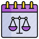 law, constitution, balance, scale, legal, schedule, calendar