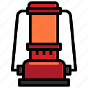 camping, lantern, light, park, tools