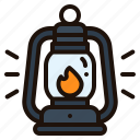 lantern, camping, candle, oil, lamp, fire, flame