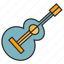 guitar, instrument, music, song, sound