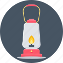 fire, lamp, lantern, light, camp, camping, flame