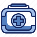 emergency, equipment, first aid kit, health, healthcare, medical, medicine