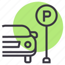 car, parking, space, zone, lot, park