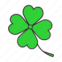 clover, day, fortune, four-leaf, luck, patrick