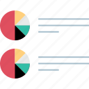 bars, data, listing, report