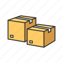 boxes, delivery, delivery box, goods