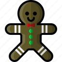 christmas, cookie, food, ginger, gingerbread, holidays, man