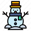 christmas, cold, snow, snowman, winter