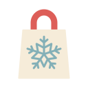 christmas, sale, shopping bag, winter shopping