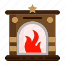 campfire, chimney, christmas, holiday, warm, winter, xmas