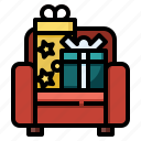 armchair, sofa, furniture, household, gift, box, birthday