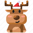 xmas, winter, reindeer, deer, christmas