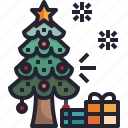 celebration, tree, christmas, decoration, presents