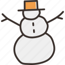 christmas, snow, snowman, winter, holiday, new year, snowball