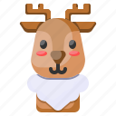 reindeer, winter, xmas, deer, christmas