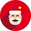 circle, santa, santa claus, christmas, holiday, xmas