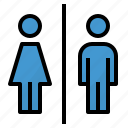 female, male, man, toilet, woman