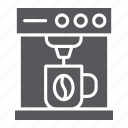 appliance, coffee, cup, espresso, machine, maker