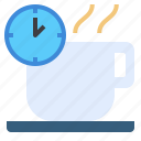 break, clock, coffee, cup, mug, time