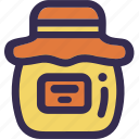 fall, holiday, jam, jar, orange, pot, yellow