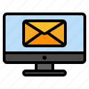 email, mail, message, chat, inbox, computer, monitor