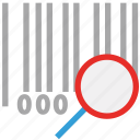 bar code, magnifier, magnifying glass, universal product code