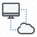 cloud, computer, connection, pc, service, sync, technology