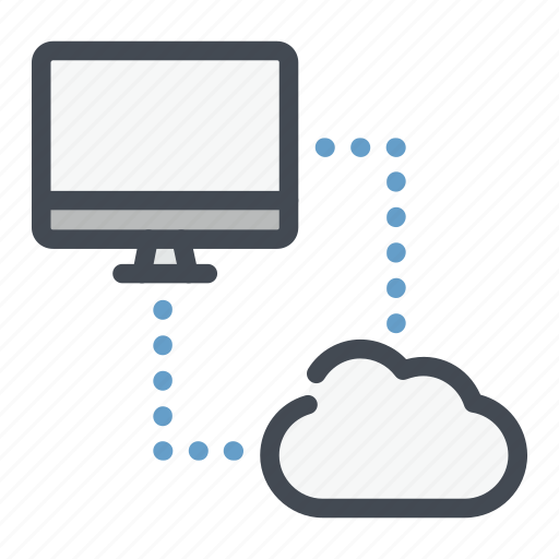 Cloud, computer, connection, pc, service, sync, technology icon - Download on Iconfinder