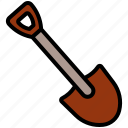 dig, tool, construction, shovel, gardening