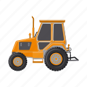 construction, equipment, machinery, tractor, transport