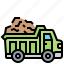 construction, dump, tipper, transportation, truck 