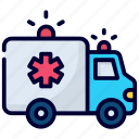 ambulance, emergency, rescue, medical, hospital, vehicle, transport