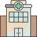 hospital, building, medical, clinic, center