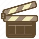 cinema, clapper, film, movie, producer